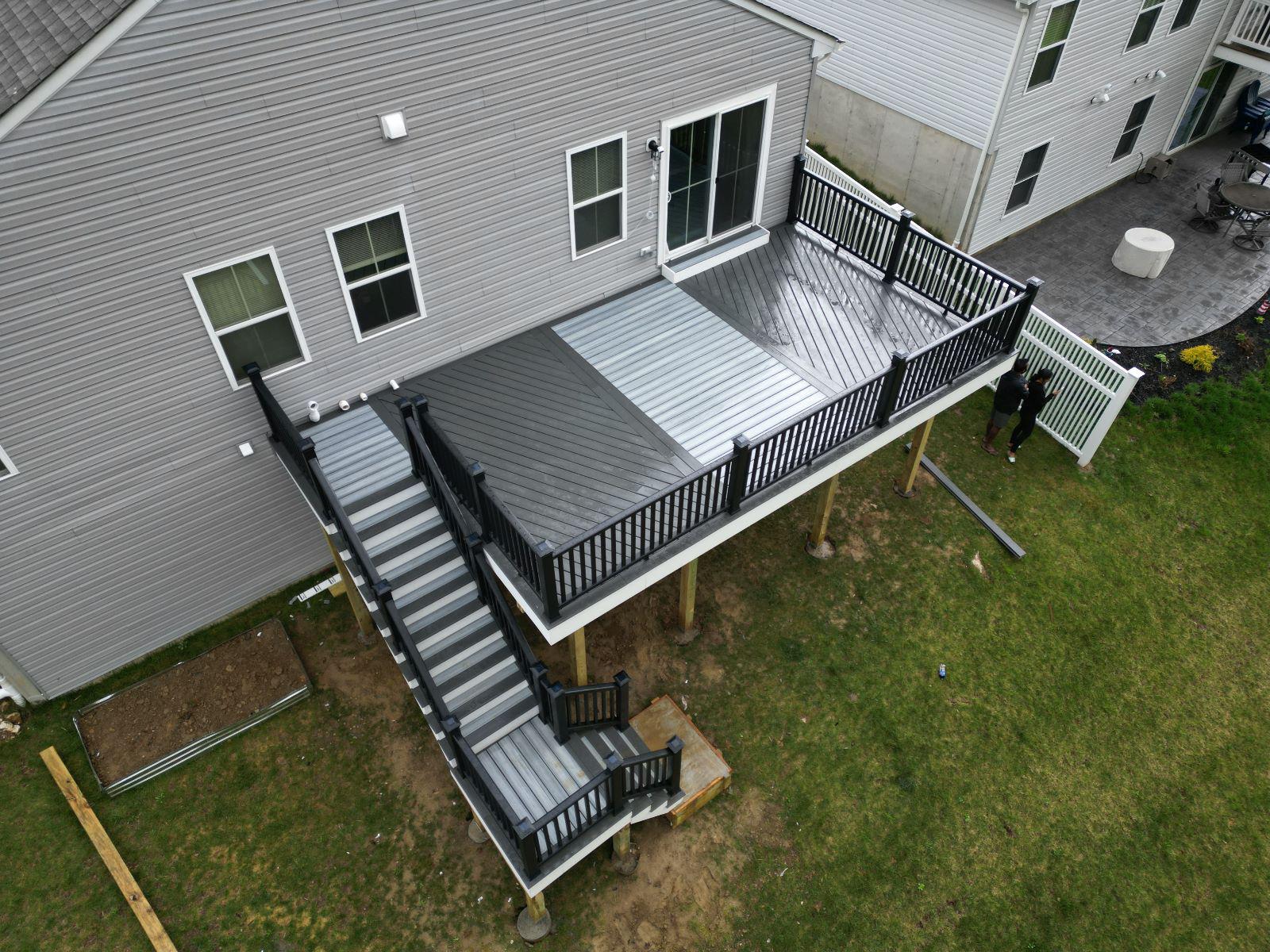 Deck construction finished photo 1